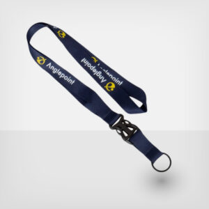 Blue Anglepoint Lanyard